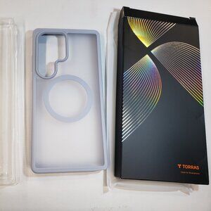 Torras Magnetic Samsung Galaxy S25 Ultra Case, MagSafe, Shockproof. Gray